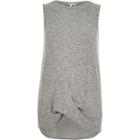 River Island Womens Marl Twist Hem Tank Top