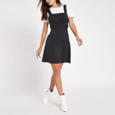 River Island Womens Stripe D-ring Waist Belt Mini Dress