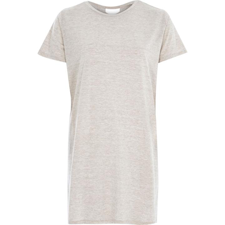 River Island Womens Lattice Back Side Split T-shirt