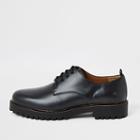 River Island Mens Chunky Sole Leather Derby Shoes