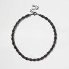 River Island Mens Twist Chain Necklace