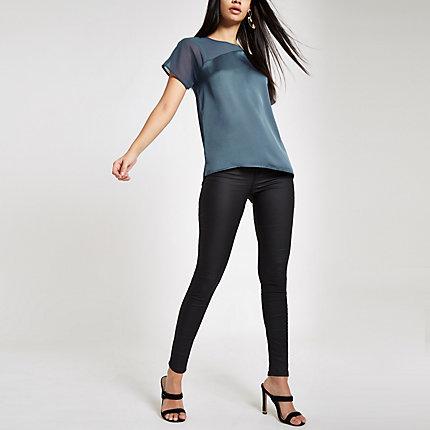 River Island Womens Asymmetric Loose Fit Top