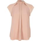 River Island Womens High Neck Chiffon Top
