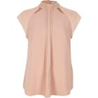 River Island Womens High Neck Chiffon Top