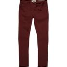 River Island Mens Berry Sid Stretch Skinny Jeans