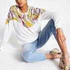 River Island Womens Swirl Print Long Sleeve Top