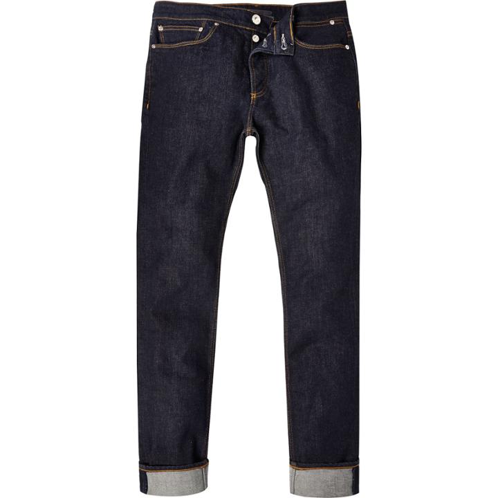 River Island Mensdark Wash Rolled Up Sid Skinny Stretch Jeans