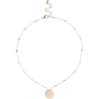 River Island Womens Gold Tone J Initial Necklace