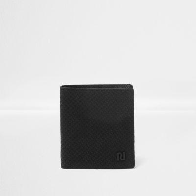 River Island Mens Textured Leather Wallet