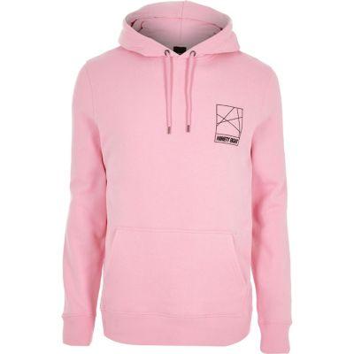 River Island Mens 'ninety Eight' Print Hoodie