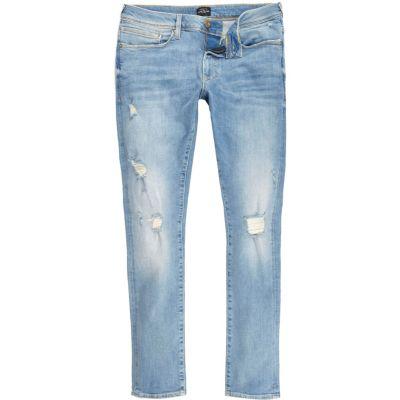 River Island Mens Big And Tall Danny Super Skinny Jeans