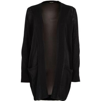 River Island Womens Chiffon Back Knit Cardigan