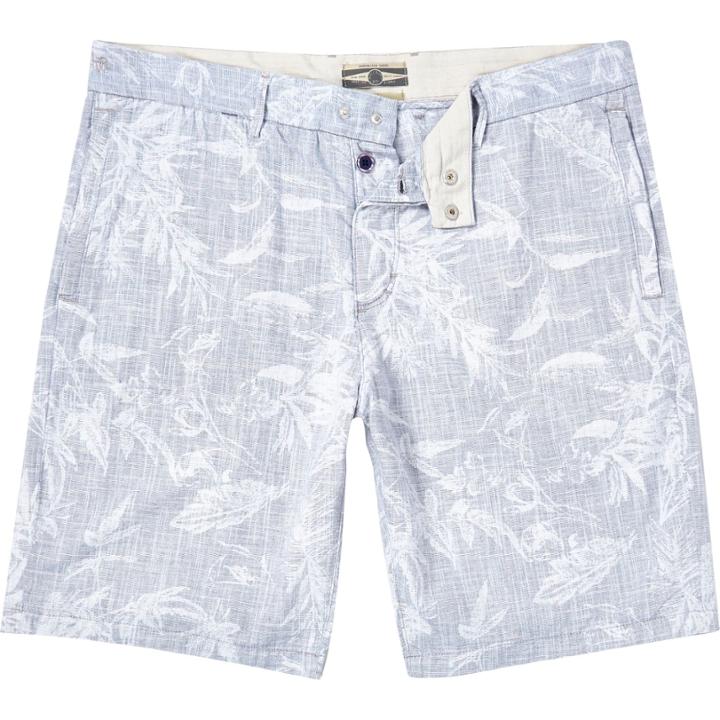 River Island Mensgrey Holloway Road Botanical Print Shorts