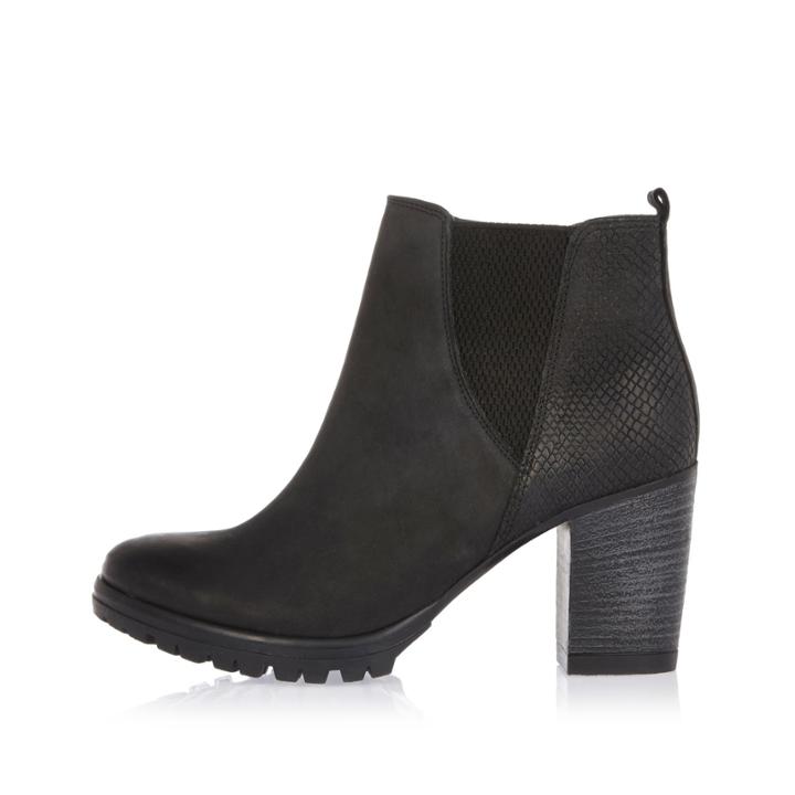 River Island Womens Nubuck Heeled Chelsea Boots