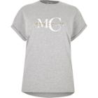 River Island Womens Plus 'mon Coeur' Print T-shirt