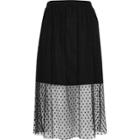 River Island Womens Polka Dot Tulle Midi Skirt