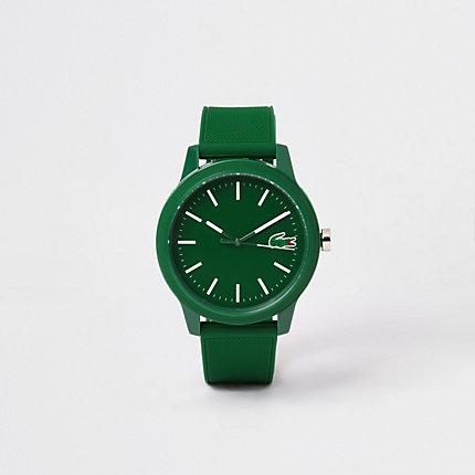 River Island Mens Lacoste 12.12 Silicone Strap Watch