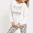 River Island Womens 'sleigh My Name' Embellished Sweatshirt