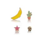 River Island Mens Banana Badge Set