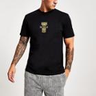 River Island Mens 'mcmlx' Embroidered Slim Fit T-shirt
