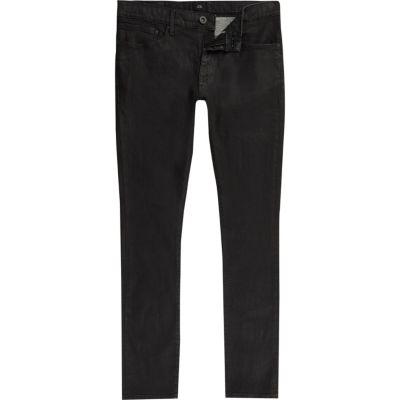 River Island Mens Danny Coated Super Skinny Jeans