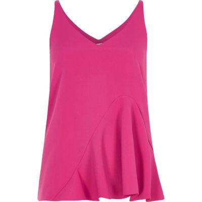 River Island Womens Frill Hem Cami Top