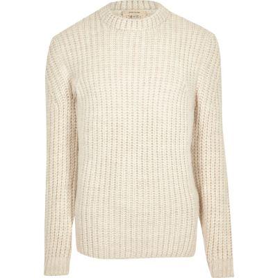 River Island Mens Chunky Knit Sweater