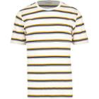 River Island Mens Selected Homme White Stripe T-shirt