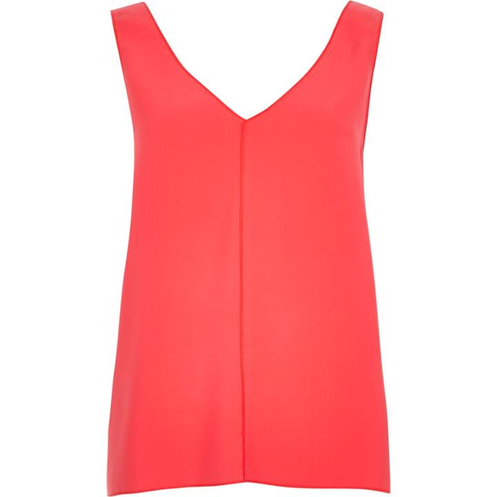 River Island Womens V-neck Open Back Tank