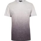 River Island Menspurple Faded Tile Print T-shirt