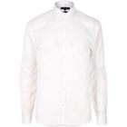 River Island Mens Big And Tall White Slim Fit Shirt