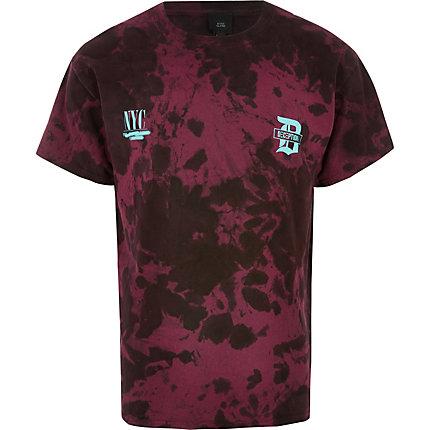 River Island Mens Tie Dye T-shirt