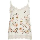 River Island Womens Floral Embroidered Cami Top