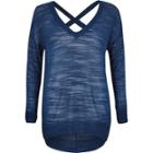 River Island Womens Slouchy Knit V-neck Sweater