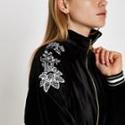 River Island Womens Floral Embroidered Loungewear Jacket
