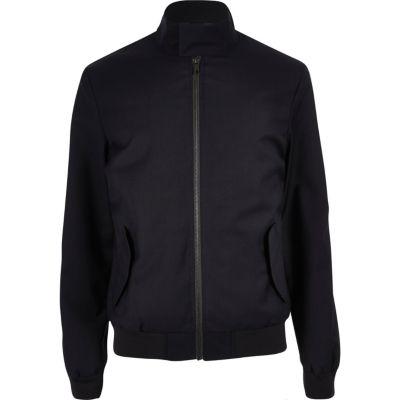 River Island Mens High Neck Harrington Jacket