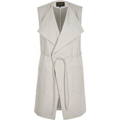 River Island Womens Sleeveless Fallaway Jacket