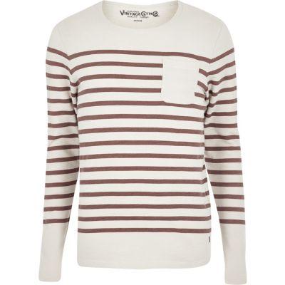 River Island Mens Jack And Jones Vintage Stripe Sweater