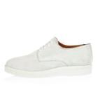 River Island Mens White Suede Shoes