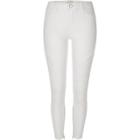 River Island Womens White Amelie Super Skinny Biker Jeans