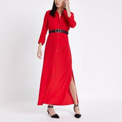 River Island Womens Shirt Maxi Dress
