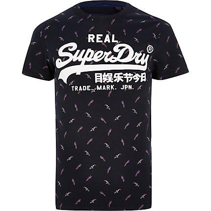 River Island Mens Superdry Vintage Logo T-shirt