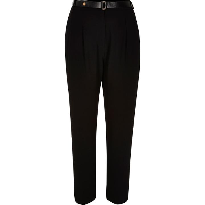 River Island Womens Tapered Belted Trousers