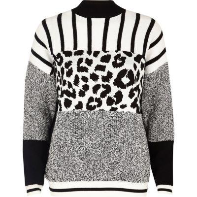 River Island Womens Jungle Knitted Sweater