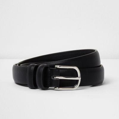 River Island Mens Double Hoop Keeper Belt