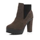 River Island Womens Cleated Stretch Chelsea Ankle Boots