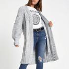 River Island Womens Cable Knit Longline Maxi Cardigan