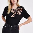 River Island Womens Leopard Print Scarf T-shirt
