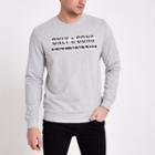 River Island Mens Only And Sons Print Crew Neck Sweatshirt