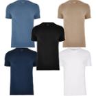 River Island Mens Muscle Fit T-shirt 5 Pack